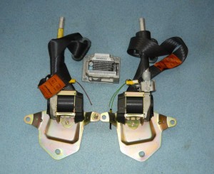 pasy bezpieczeństwa + sensor airbag komplet Fiat Marea