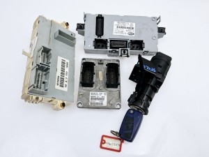 komputer, centralka, stacyjka, BSI, komplet Fiat Stilo 1,6 16V  IAW 5NF.T9