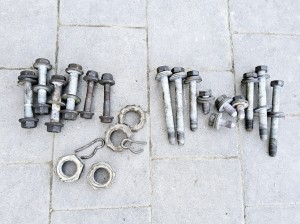 Śruby przedniego zawieszenia Fiat Scudo 1