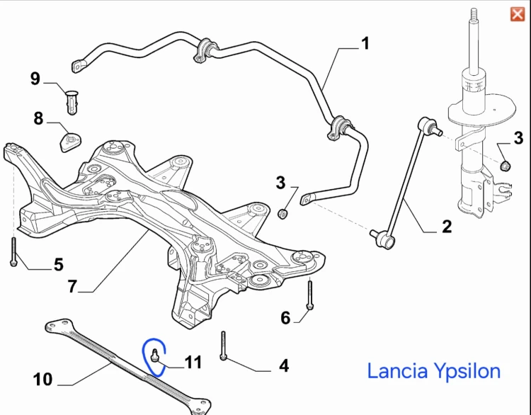 Lancia Ypsilon 11586121
