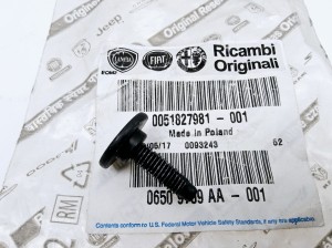 Śruba zderzaka Fiat 500 Panda III  - nowa oryginalna 51827981
