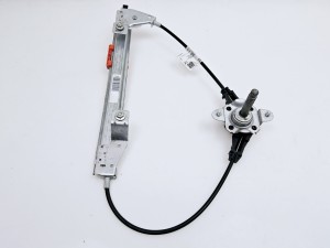 Manualny podnośnik szyby drzwi Fiat Grande Punto lewy tył  Miraglio 