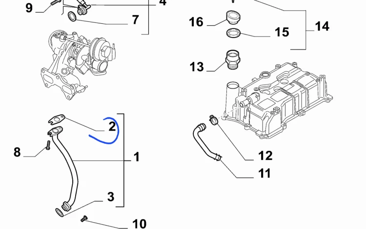 uszczelka przewodu olejowego turbiny Fiat Alfa Lancia nowa 71769361