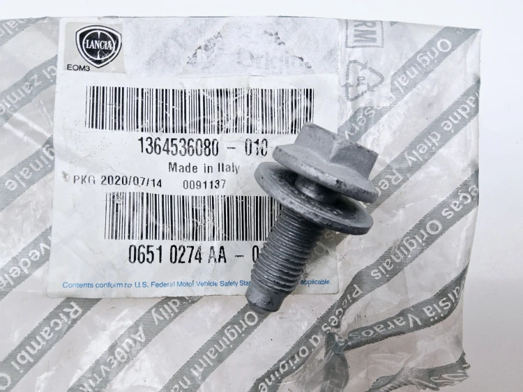 Śruba, śruby pasa przedniego Fiat Alfa Lancia- nowa 1364536080