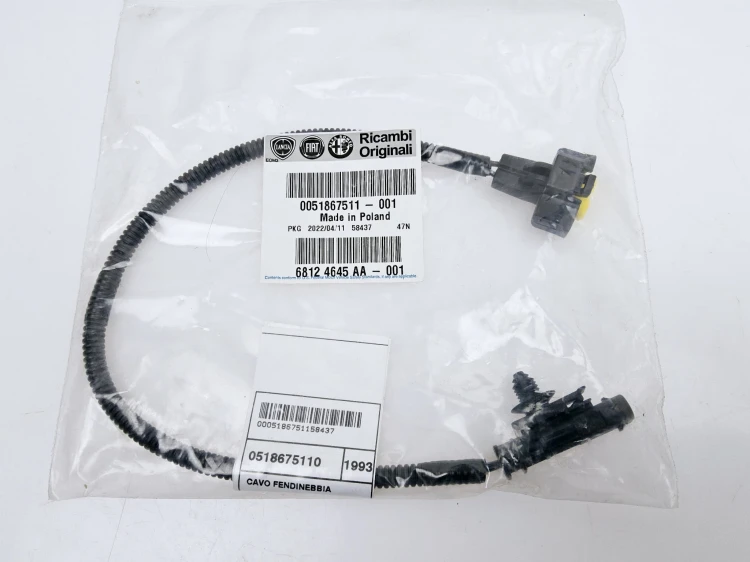 Wiązka elektryczna halogenu Fiat Punto Evo nowa 51867511