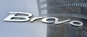 napis, znaczek, emblemat klapy tył Fiat Bravo 2