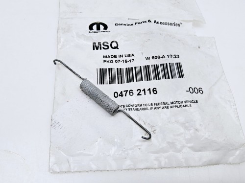 sprężynka regulator hamulca tył  Jeep Dodge Lancia nowa 04762116