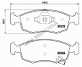 klocki hamulcowe przód Mikoda 70314 Fiat Panda III, 500