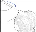 Śruba śruby alternatora Fiat Ducato  nowa 1368898080