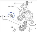 Uszczelka turbosprężarki  Fiat  Lancia  nowa 73502224