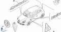 emblemat, znaczek Alfa 159  - nowy 50521448