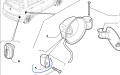 Uchwyt zaczep klapki wlewu paliwa Fiat Punto Evo nowy 51759058