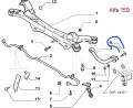 śruba mimośrodowa tylnego zawieszenia  Alfa Romeo Giulietta, 159  nowa 51737443