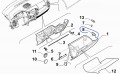 wspornik klamra prawa schowka Fiat 500L- nowa 735567091