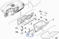wspornik klamra lewa schowka Fiat 500L- nowa 735567093