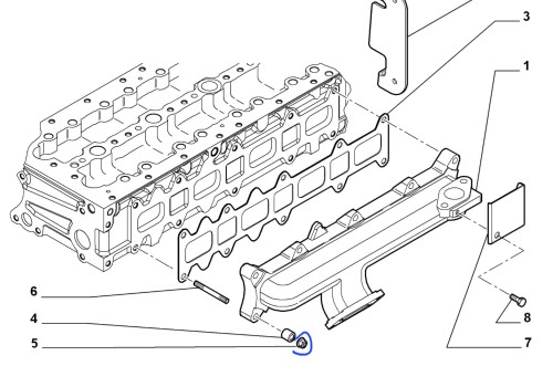 nakrętki kolektora wydechowego Fiat Ducato- nowa 504294819