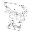 plastik klapy tył Jeep  Compass nowa 5vk94dx9ab lewy