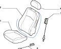 tapicerka fotela Fiat Punto - nowa  183381140