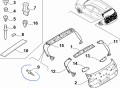 Uchwyt zaczep sznurka półki bagażnika Fiat Tipo nowa 735653756