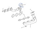 uszczelka kolektora wydechowego  Jeep Grand Cherokee  - nowa 68086657aa