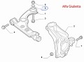 Podkładka zawieszenia tył Alfa 147 156 Gt Giulietta- nowa 60679374