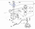 Uszczelka korka Alfa Fiat Lancia nowa 51850706