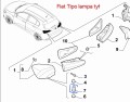 Nakrętka  nitonakrętka Fiat Alfa  - nowa 50506080