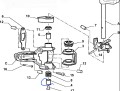 Łożysko łapy wybieraka zmiany biegów  Fiat Ducato nowa 9640046180