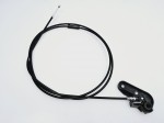 Rączka, uchwyt, wspornik, podstawa z linką maski Fiat Bravo 2 Lancia Delta 3 - nowy 735440961