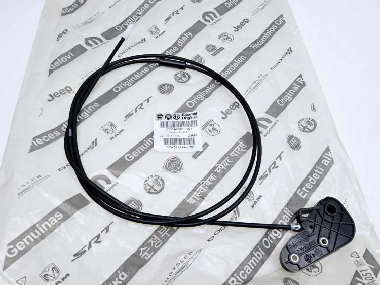wspornik, podstawa z linką maski Fiat Bravo 2 Lancia Delta 3 - nowy 735440961