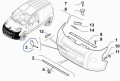 zaślepka haka do zderzaka Fiat Fiorino 2007 - 2016 nowa 735462219