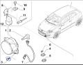 Śruba śruby zderza lampy wstecznego  Fiat Alfa Lancia - nowa 15689409