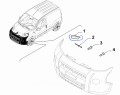 Ślizg zderzaka przedni prawy Fiat Fiorino nowa 1356374080