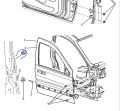 Odbojnik odbój zabezpieczenie drzwi Jeep Dodge  nowy 05020813ab