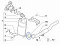 uszczelka rury wydechowej Lancia 51799495