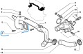Uszczelka kolektora wody Fiat Alfa nowa 55212675