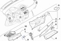 sworzeń schowka  pasażera do Fiat Punto Evo  735507597