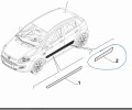 Nakładka ozdobna  Fiat Punto Evo 735533058
