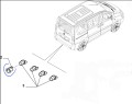 Obudowa czujnika parkowania Fiat Scudo  9467046378