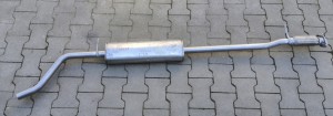 rura wydechowa, tłumik środkowy Fiat Punto 2 1,2 16V 