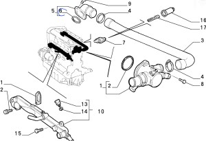 oring uszczelka  Fiat Alfa Lancia  - nowa 14454580
