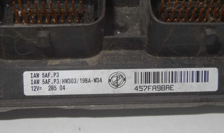 komputer komplet rozruchowy Fiat Punto 2 1,2 8V 1b.JPG