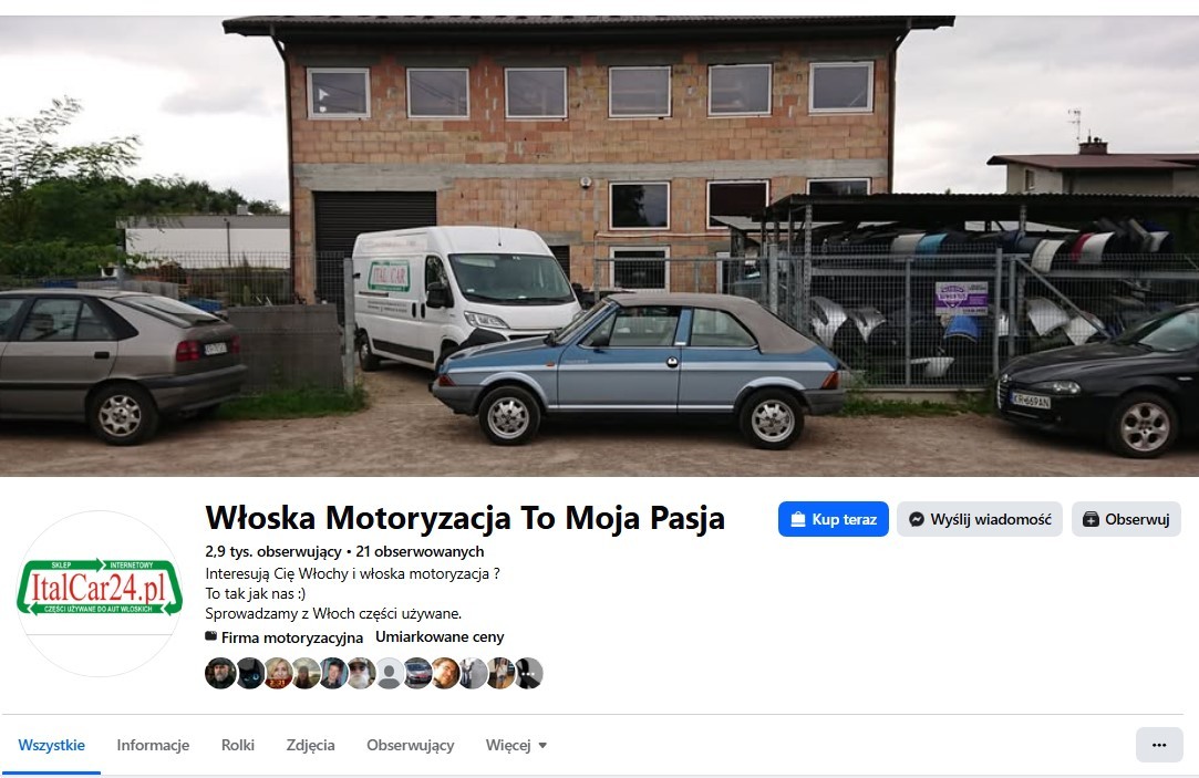 Facebook Włoska Motoryzacja To Moja Pasja